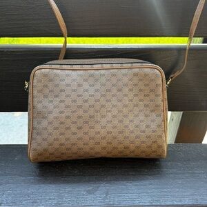 Vintage Gucci micro monogram crossbody